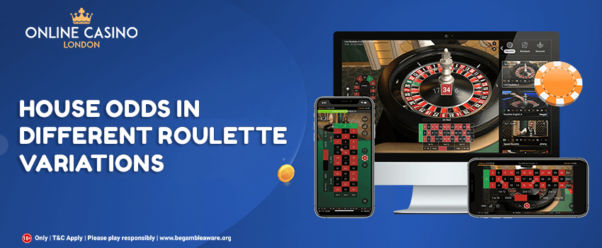 The House Odds in Different Roulette Variations