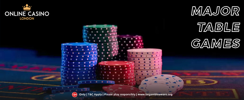 Major table games you ought to try once